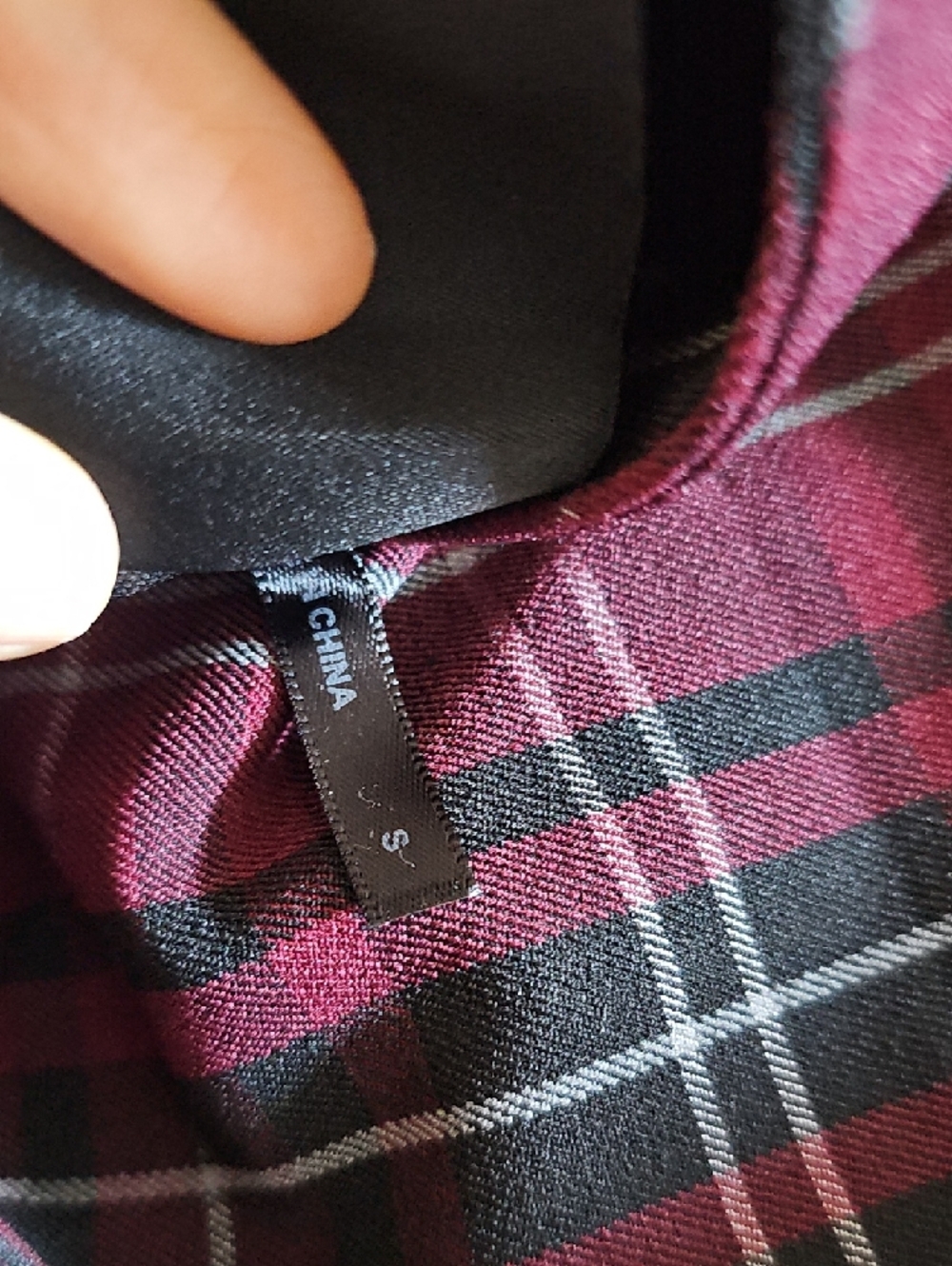 NWOT Killstar Tartan Riot Dress- Burgundy - Picture 6 of 10
